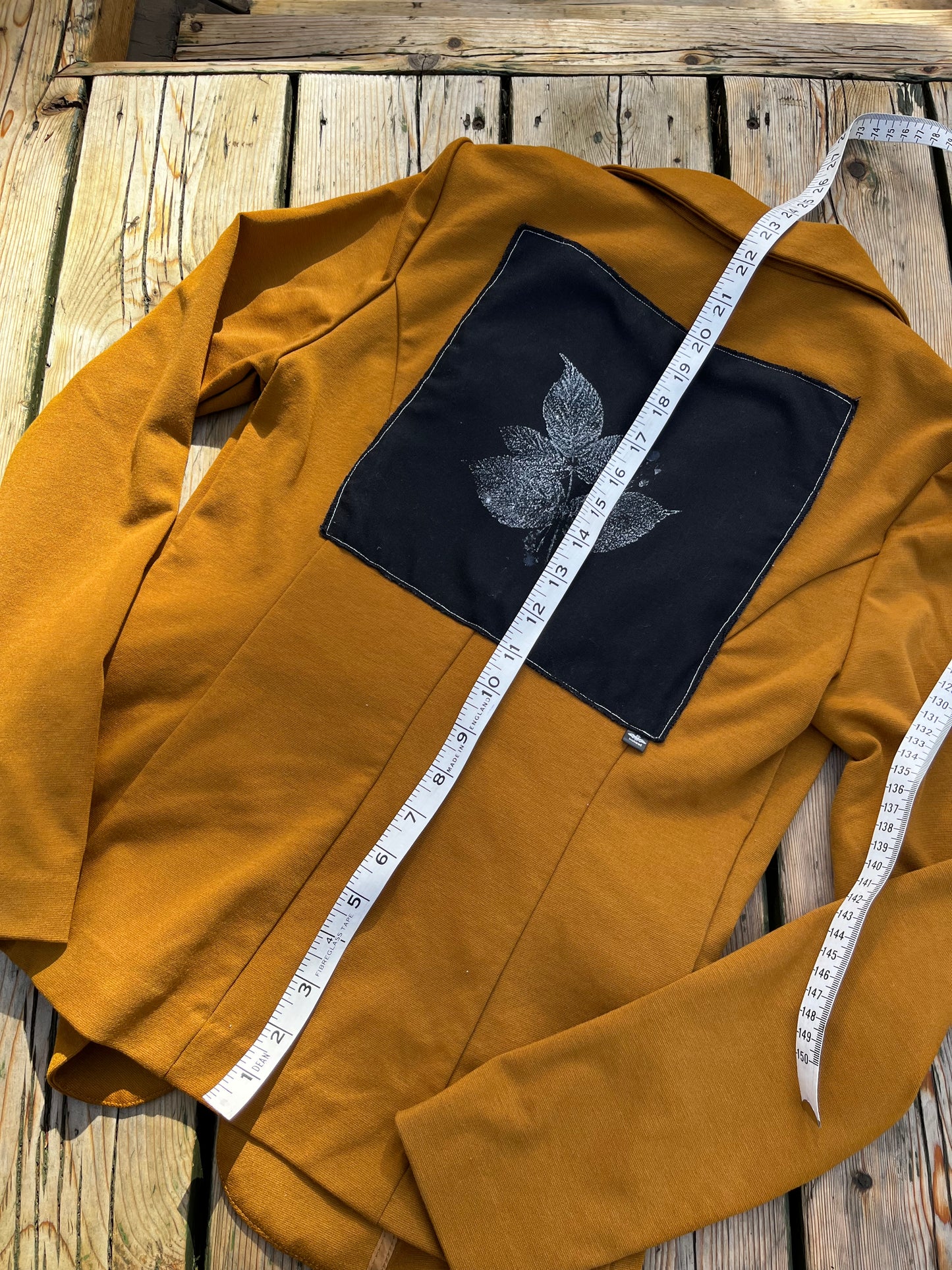 Veston moutarde « framboisier » Small