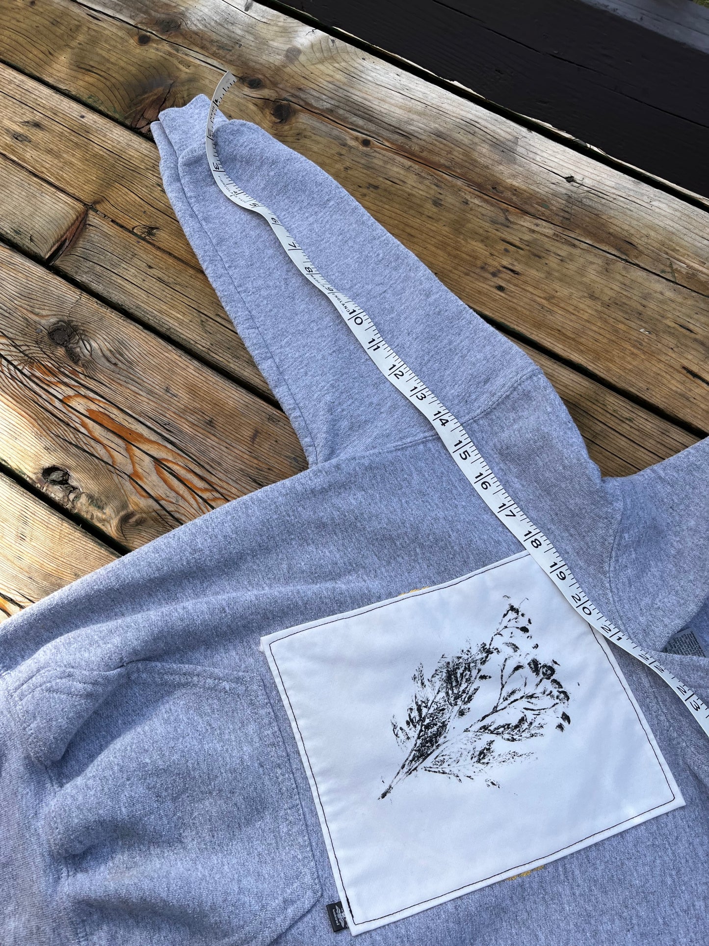 Coton ouaté gris « asters sauvage » xsmall enfant